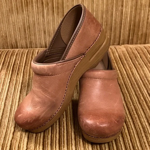 Dansko Leather Clogs - Picture 2 of 6